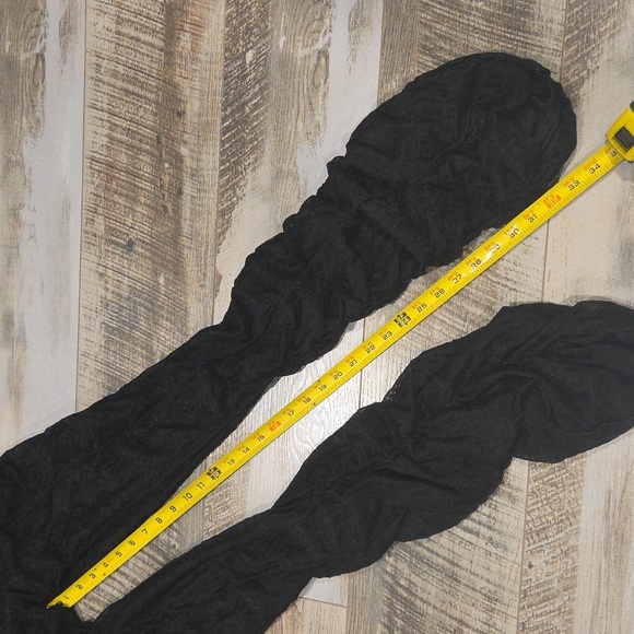 Maniere De Voir Black Boot Cut Flare Pants - Picture 12 of 13